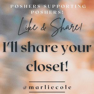Like! Share! Have your Closet shared!